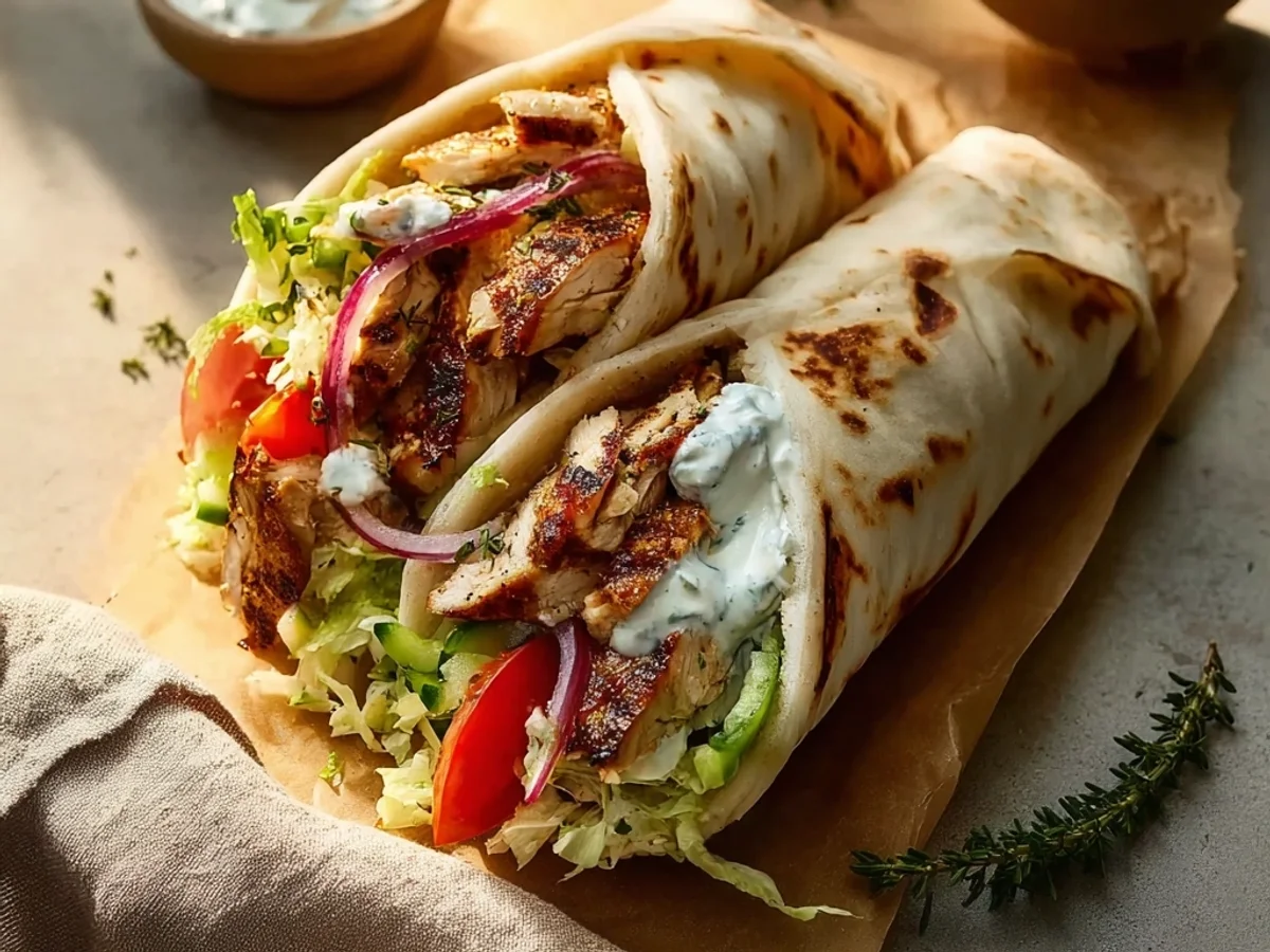 Tender Greek Chicken Gyros: A Taste of Home - Featured Image