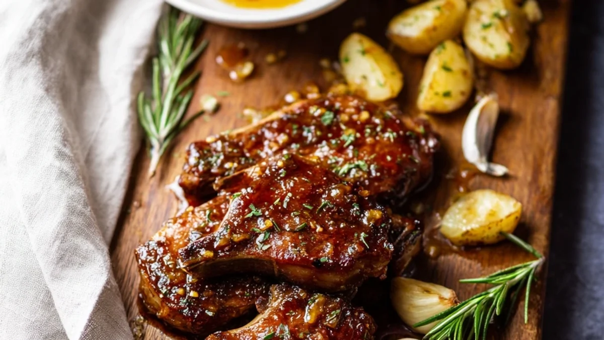 Tender Honey Garlic Lamb Chops: A Weeknight Treat
