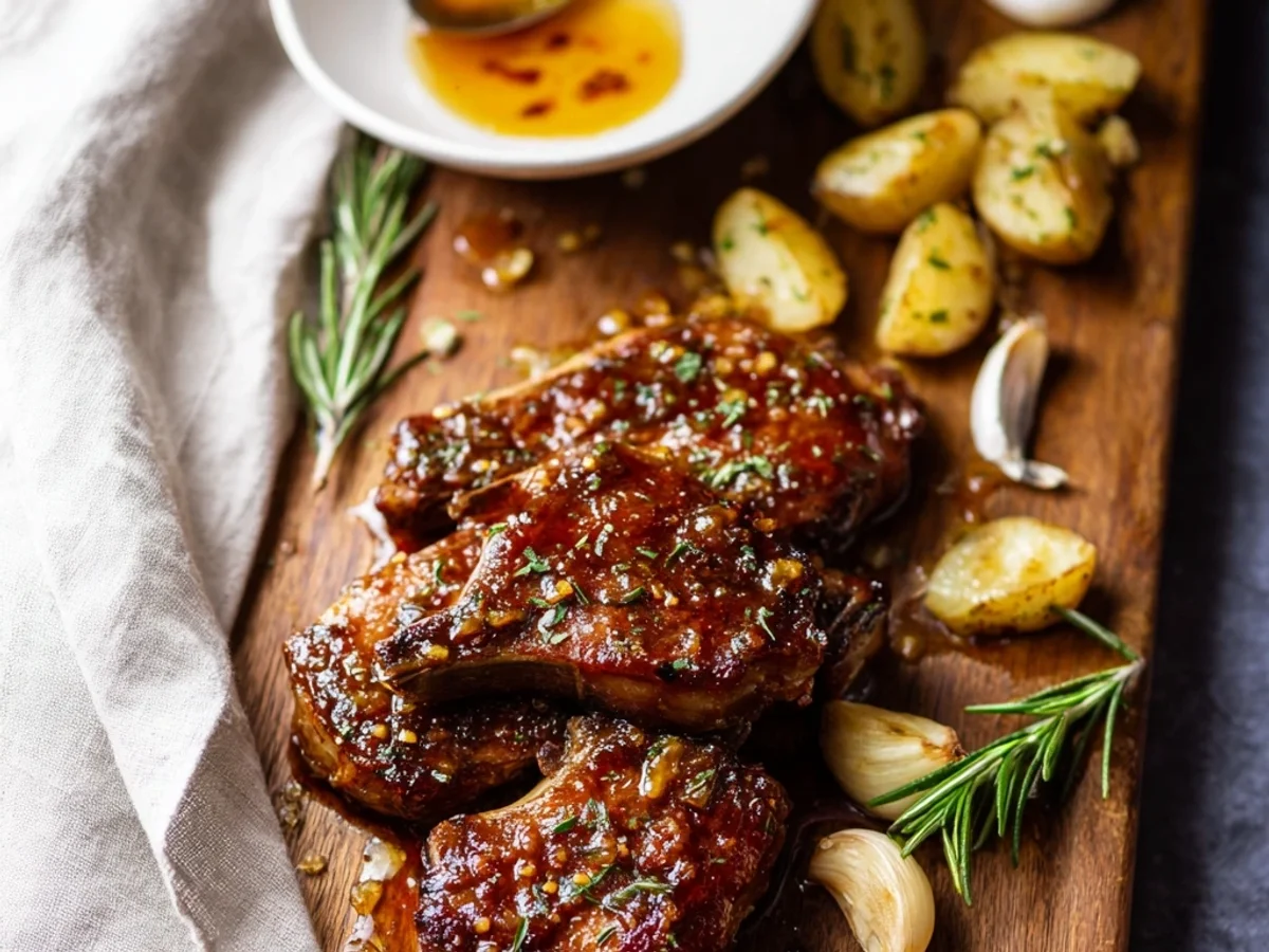 Tender Honey Garlic Lamb Chops: A Weeknight Treat - Featured Image