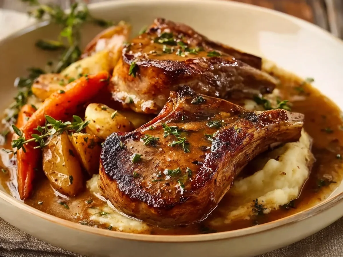 Tender Pioneer Woman Crockpot Lamb Chops - Featured Image