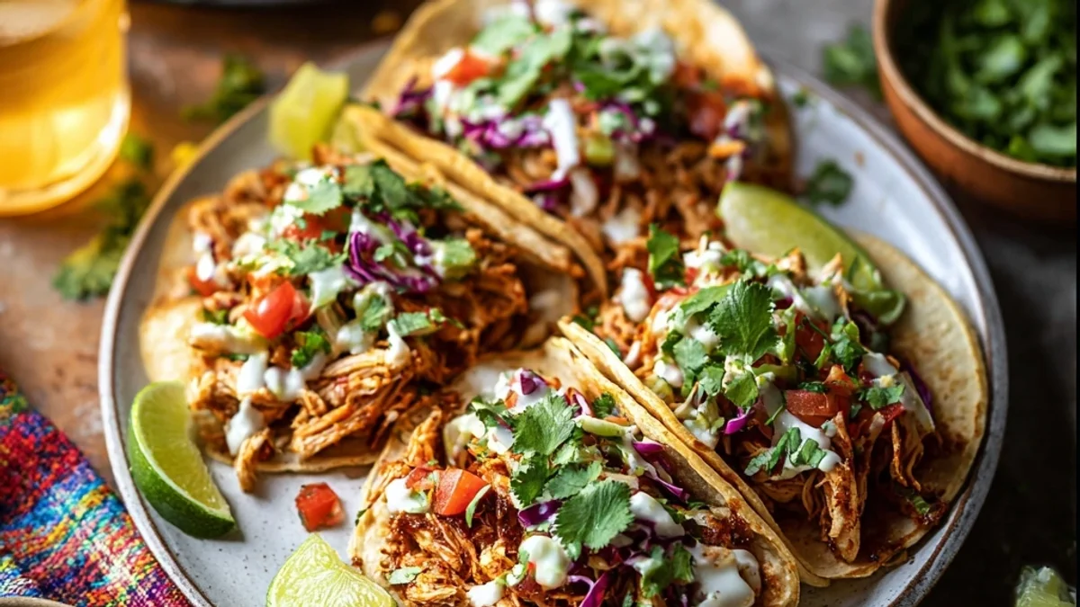 Tender Pulled Chicken Tacos Recipe: A Weeknight Favorite
