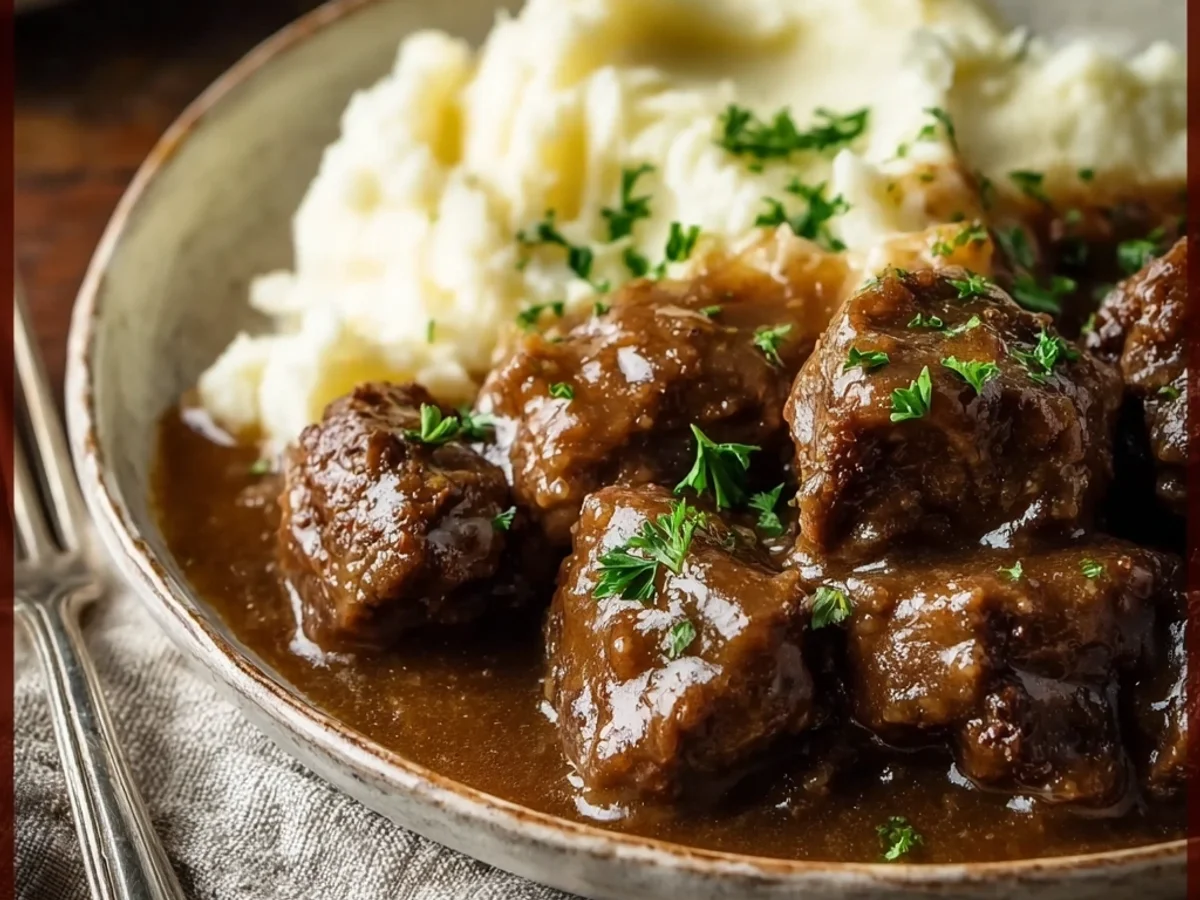 Tender Sirloin Tips in Gravy: A Hearty Dinner - Featured Image