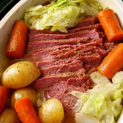 Tender Slow Cooker Corned Beef & Cabbage: Classic Irish