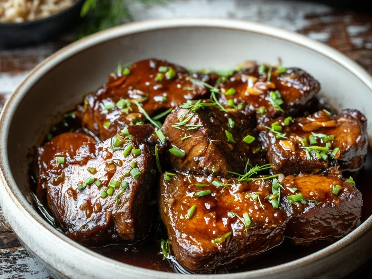 Tender Slow Cooker Honey Garlic Lamb Chops - Featured Image