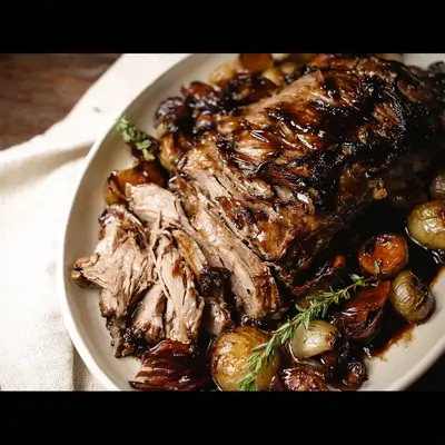 Tender Slow Cooker Lamb Tenderloin with Herbs