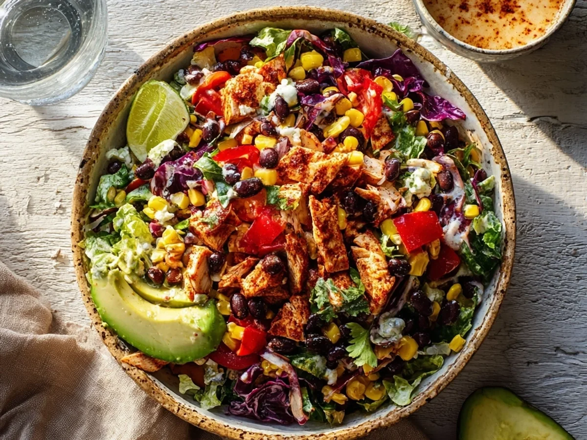 Zesty Chipotle Chicken Chopped Salad: Fresh & Flavorful - Featured Image